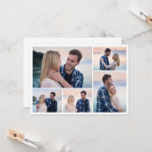 独自の5つのフォトコラージュを作成 カード (正面/裏面インサイチュ)