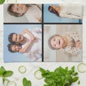 独自の5つのフォトコラージュを作成 キッチンタオル (折り畳み)