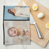 独自の5つのフォトコラージュを作成 キッチンタオル (四つ折り)