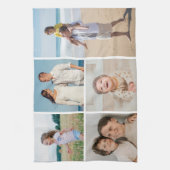 独自の5つのフォトコラージュを作成 キッチンタオル (縦)