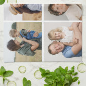 独自の5つのフォトコラージュを作成 キッチンタオル (折り畳み)