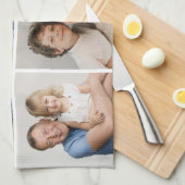 独自の5つのフォトコラージュを作成 キッチンタオル (四つ折り)