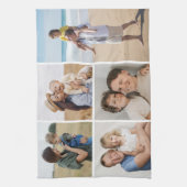 独自の5つのフォトコラージュを作成 キッチンタオル (縦)