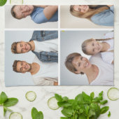 独自の5つのフォトコラージュを作成 キッチンタオル (折り畳み)