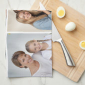 独自の5つのフォトコラージュを作成 キッチンタオル (四つ折り)