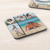 独自の5つのフォトコラージュを作成 コースター (左側)