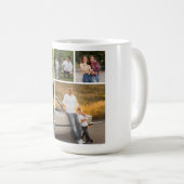 独自の5つのフォトコラージュを作成 コーヒーマグカップ (正面右)