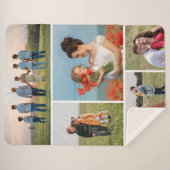 独自の5つのフォトコラージュを作成 シェルパブランケット (正面(横))