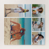 独自の5つのフォトコラージュを作成 ジグソーパズル (横)