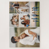 独自の5つのフォトコラージュを作成 ジグソーパズル (縦)