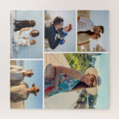 独自の5つのフォトコラージュを作成 ジグソーパズル (横)