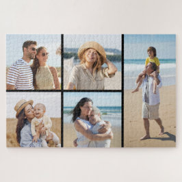 独自の5つのフォトコラージュを作成 ジグソーパズル