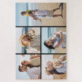 独自の5つのフォトコラージュを作成 ジグソーパズル (縦)