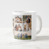 独自の5つのフォトコラージュを作成 ジャンボコーヒーマグカップ (正面右)