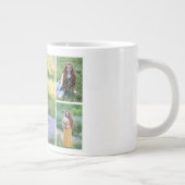 独自の5つのフォトコラージュを作成 ジャンボコーヒーマグカップ (右)