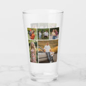 独自の5つのフォトコラージュを作成 タンブラーグラス (裏面)