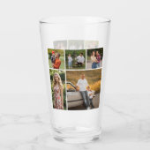 独自の5つのフォトコラージュを作成 タンブラーグラス (裏面)