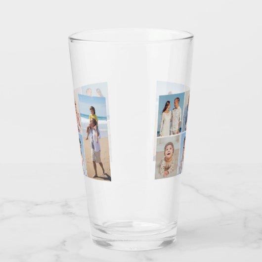 独自の5つのフォトコラージュを作成 タンブラーグラス (左)