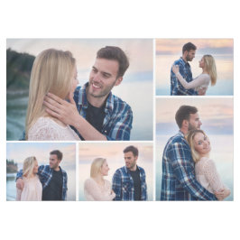 独自の5つのフォトコラージュを作成 テーブルクロス