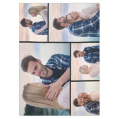 独自の5つのフォトコラージュを作成 テーブルクロス (正面)