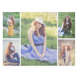 独自の5つのフォトコラージュを作成 テーブルクロス