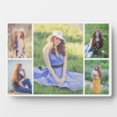 独自の5つのフォトコラージュを作成 フォトプラーク (正面)