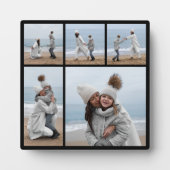 独自の5つのフォトコラージュを作成 フォトプラーク (正面)