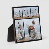 独自の5つのフォトコラージュを作成 フォトプラーク (正面)