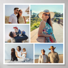 独自の5つのフォトコラージュを作成 ポスター