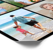 独自の5つのフォトコラージュを作成 ポスター (角)