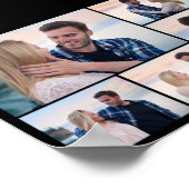 独自の5つのフォトコラージュを作成 ポスター (角)