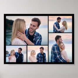 独自の5つのフォトコラージュを作成 ポスター