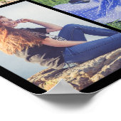 独自の5つのフォトコラージュを作成 ポスター (角)