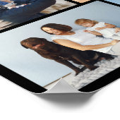 独自の5つのフォトコラージュを作成 ポスター (角)