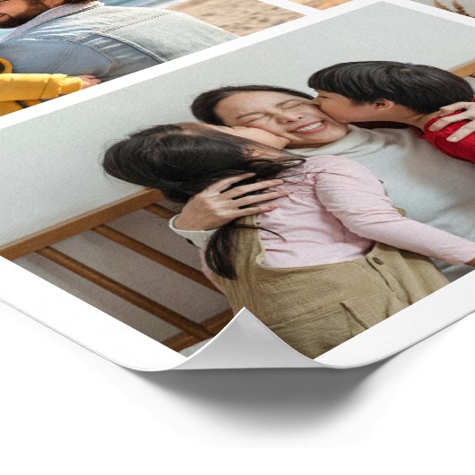 独自の5つのフォトコラージュを作成 ポスター (角)