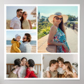 独自の5つのフォトコラージュを作成 ポスター (正面)