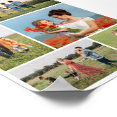 独自の5つのフォトコラージュを作成 ポスター (角)