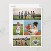 独自の5つのフォトコラージュを作成 ポストカード (正面/裏面)