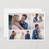 独自の5つのフォトコラージュを作成 ポストカード (正面/裏面)