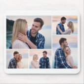 独自の5つのフォトコラージュを作成 マウスパッド (正面)