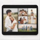 独自の5つのフォトコラージュを作成 マウスパッド (正面)
