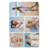 独自の5つのフォトコラージュを作成 マグネット (縦)