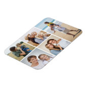 独自の5つのフォトコラージュを作成 マグネット (左側)