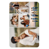 独自の5つのフォトコラージュを作成 マグネット (縦)