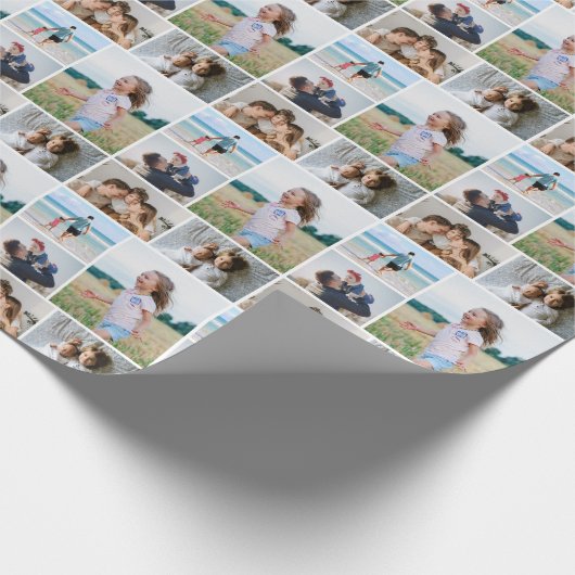 独自の5つのフォトコラージュを作成 ラッピングペーパー (角)
