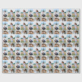 独自の5つのフォトコラージュを作成 ラッピングペーパー (フラット)