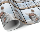 独自の5つのフォトコラージュを作成 ラッピングペーパー (ロールコーナー)