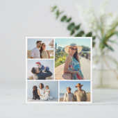 独自の5つのフォトコラージュを作成 招待状 (スタンド正面)