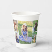 独自の5つのフォトコラージュを作成 紙コップ (正面)