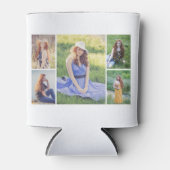 独自の5つのフォトコラージュを作成 缶クーラー (正面)